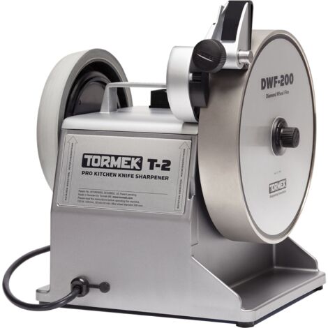 Tormek Schleifmaschine für Messer - Messerschleifmaschine mit einstellbarem Schleifwinkel, T-2, 120W
