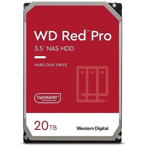 WD Red Pro WD201KFGX Festplatte (20 TB 3,5 Zoll 512 MB 7200 U/min) (1/2)