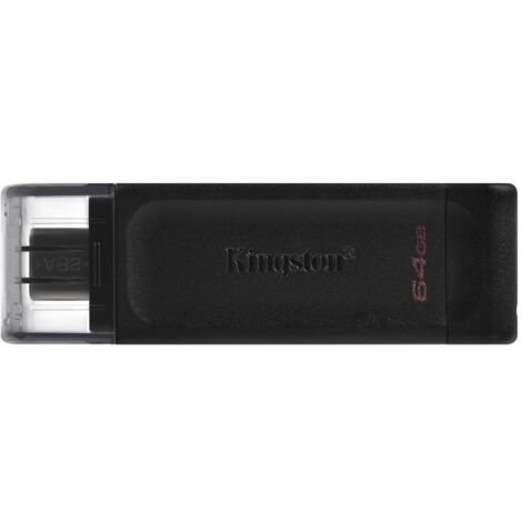 Kingston Technology DataTraveler 70 USB-Stick 64 GB USB Typ-C 3.2 Gen 1 (3.1 Gen 1) Schwarz (1/5)