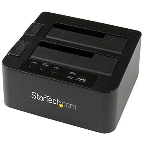 StarTech.com SDOCK2U33RE Brenner HDD/SSD-Duplikator 1 Kopien Schwarz (1/5)