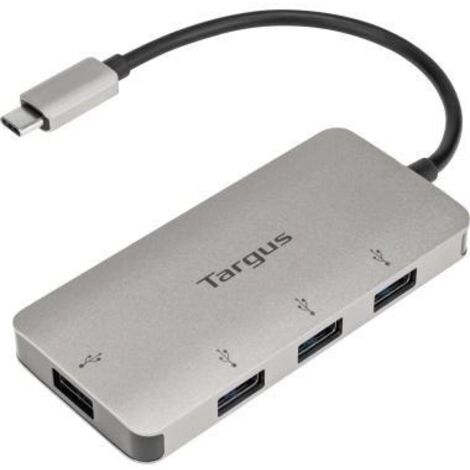Targus ACH226EU Hub USB-C auf 4 USB-A Ports Silber (1/2)