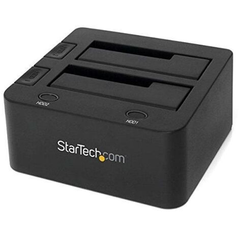 StarTech.com SDOCK2U33 Speicherlaufwerk-Docking-Station USB 3.2 Gen 1 (3.1 Gen 1) Type-B Schwarz (1/5)
