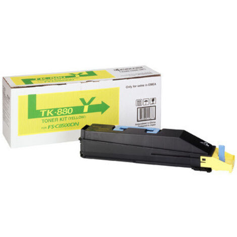 Toner Originalzubehör TK-880Y ca. 18.000 Seiten gelb (1/4)