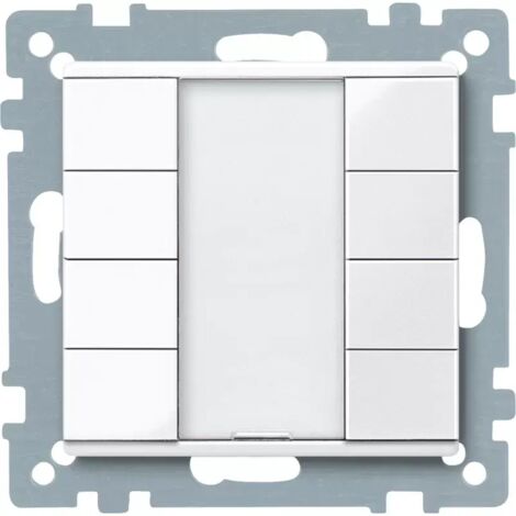 Merten Taster 617425 4fach aktivweiss glaenzend System (1/2)