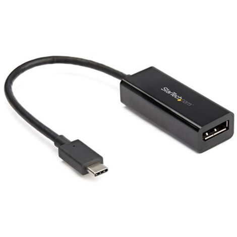 StarTech.com USB-C auf DisplayPort Adapter - 8K/5K/4K USB Typ C zu DP 1.4 Alt Mode Videokonverter - HBR3/DSC/HDR - 8K 60Hz Thunderbolt 3 kompatibler DisplayPort Monitor Display Adapter