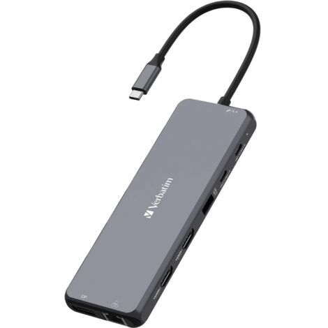 Verbatim CMH-13 USB Typ-C 10000 Mbit/s Silber (1/5)