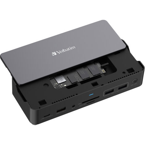 Verbatim CDS-15S Kabelgebunden USB 3.2 Gen 1 (3.1 Gen 1) Type-C Schwarz, Grau (1/5)
