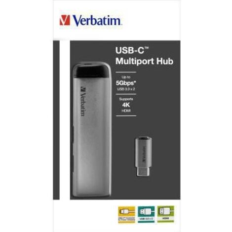 USB-Hub USB-C silber/grau USB-C silber/grau (1/3)