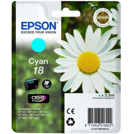 Epson Daisy Singlepack Cyan 18 Claria Home Ink (1/5)