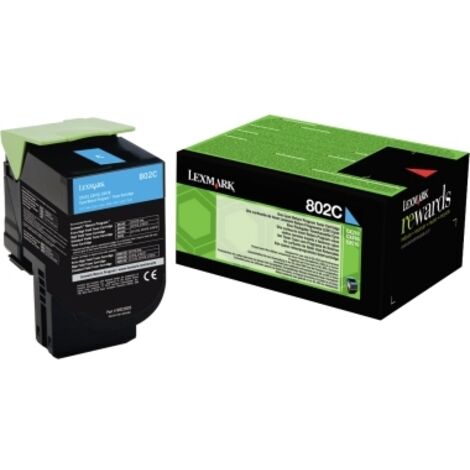 Lexmark 702C R Tonerkartusche 1 Stück(e) Original Cyan (1/2)