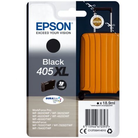 Epson 405XL DURABrite Ultra Ink Druckerpatrone 1 Stück(e) Original Hohe (XL-) Ausbeute Schwarz (1/2)