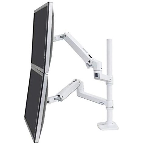 ERGOTRON Ergotron LX Dual Monitorarm Tischhalterung erweiterbar auf bis 4 Monitore (weiß) (45-509-216) (1/5)