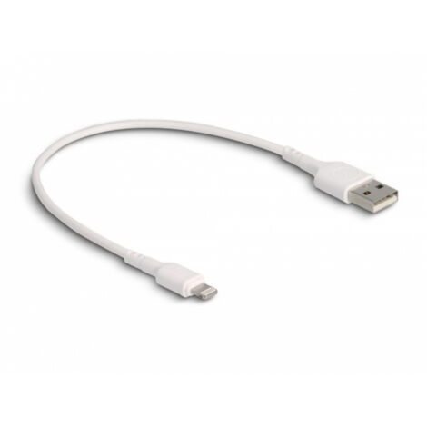 DeLOCK Delock USB Ladekabel für iPhone™, iPad™, iPod™ weiß 30 cm (87866) (1/3)