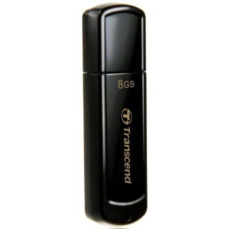 Transcend JetFlash elite JetFlash 350 USB-Stick 8 GB USB Typ-A 2.0 Schwarz (1/5)