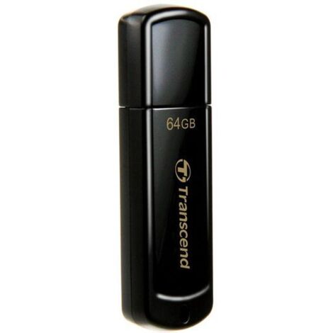 Transcend JetFlash 350 USB-Stick 64 GB USB Typ-A 2.0 Schwarz (1/5)