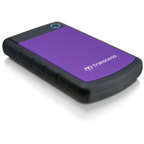 Transcend StoreJet 25H3P (USB 3.0), 2TB Externe Festplatte Schwarz, Violett (1/5)