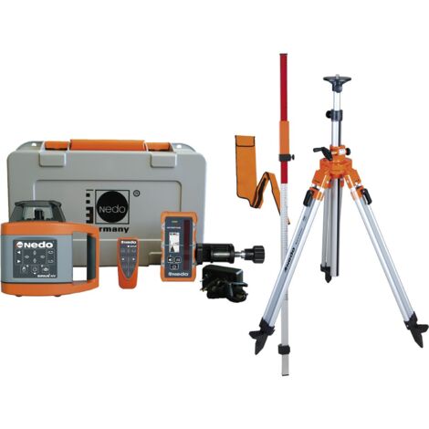 Nedo Rotationslaser Sirius 1 HV - Linienlaser mit Stativ IP65 - für Aushub- und Ausschachtungsarbeiten (1/5)