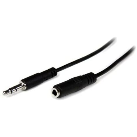 Startech.com 1m Kopfhörer-Verlängerungskabel mit 3,5mm Miniklinke und 3-poligem Stecker auf Buchse, lebenslange Garantie (1/5)