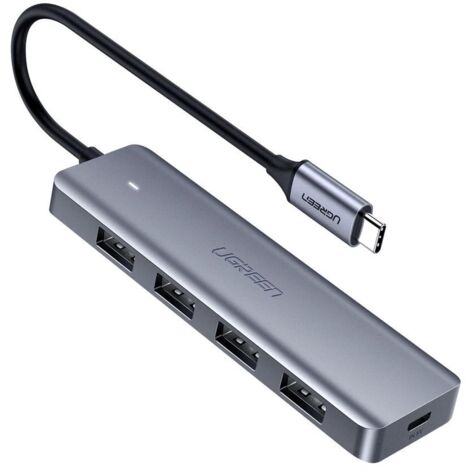 Ugreen 4-Port USB 3.0 Hub mit USB-C Netzteil (1/5)