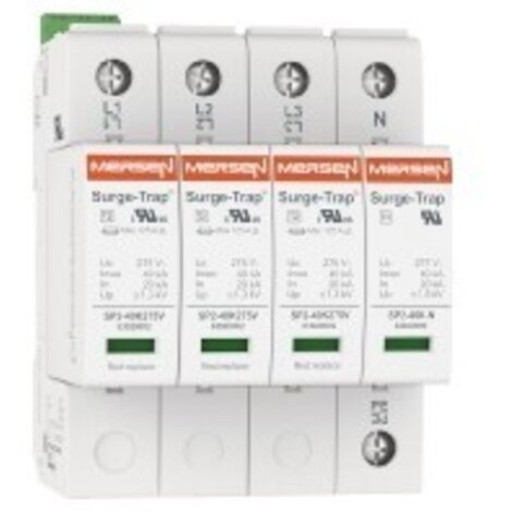 Mersen Überspannungsableiter Typ 2, 4-polig 40kA STPT2-40K275V-4PGM (1/2)