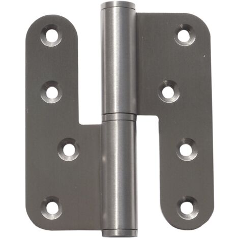 Aufschraubband B 1835 rechts, 100,2 x 86,4 x 3 mm, Edelstahl (1/3)
