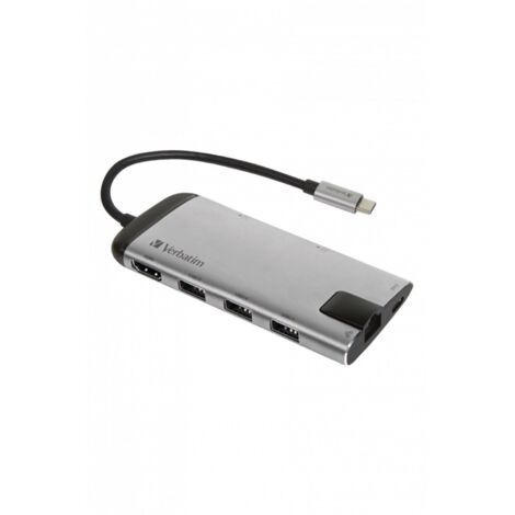 Verbatim USB-C Hub 3xUSB3.0,1xHDMI4K 49142 (1/2)