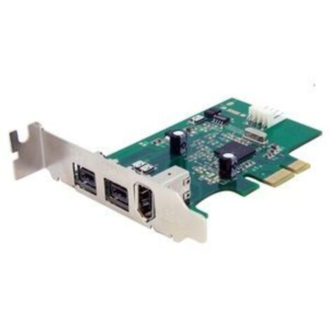 StarTech.com 3 Port 800+400 FireWire PCI Express Schnittstellen Combo Karte - Low Profile (1/4)