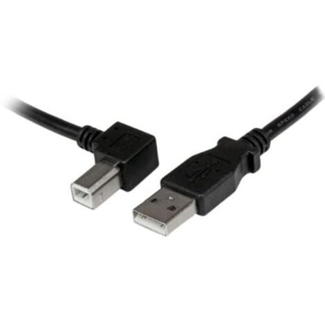 Startech.com usb adapter kabel 1m links abgewinkelt drucker adapter kabel - 1x usb a stecker gerade - 1x usb b stecker abgewinkelt,lebenslange garantie (1/5)
