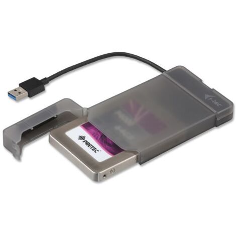 i-tec MYSAFEU313 Speicherlaufwerksgehäuse HDD / SSD-Gehäuse Schwarz 2.5" (1/5)