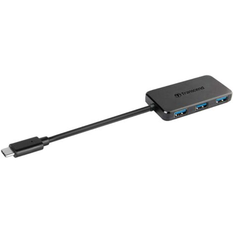 Transcend HUB2C USB 3.2 Gen 1 (3.1 Gen 1) Type-C Schwarz (1/4)