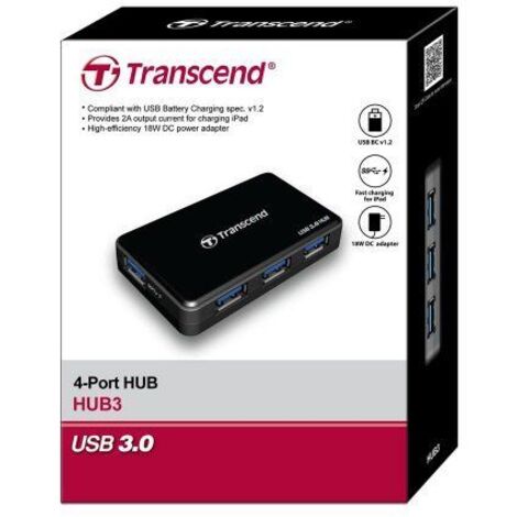 Transcend HUB3 Schwarz (1/5)