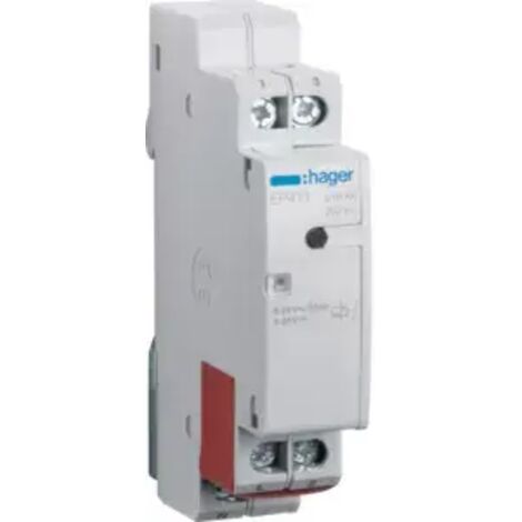 Hager Fernschalter 1S 8 bis 24V EP411 (1/2)