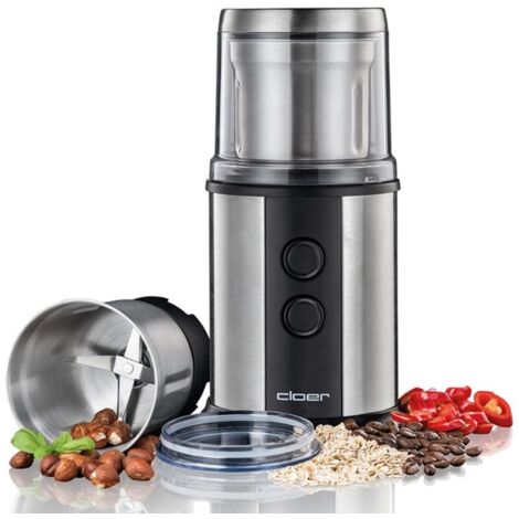 Kaffeemühle Cloer 7419 Edelstahl 350 Watt Leistung (1/5)