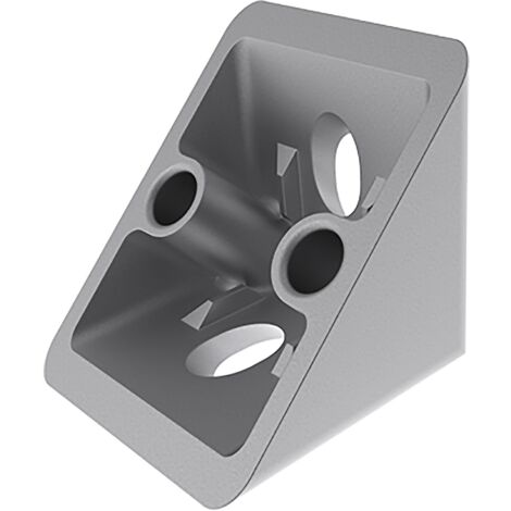 Fath Eckwinkel I 40x40 Set Item System mit Abdeckkappe + Befestigungsmaterial für Aluprofile und Flächenelemente mit Nut 8, Zinkdruckguss (1/5)