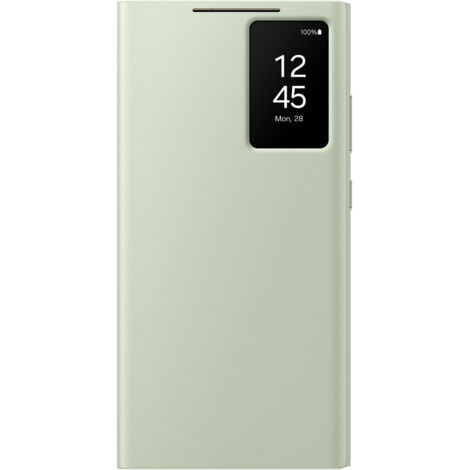 Original Hülle für Samsung Galaxy S24 Ultra Kartensteckplatz Smart View Wallet hellgrün (1/5)