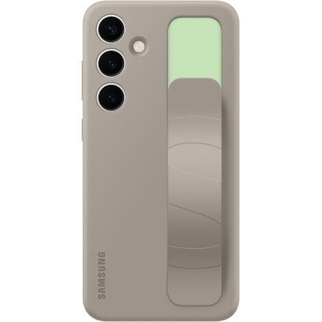 Original Hülle für Samsung Galaxy S24 mit Halterung und Standing Grip Case, grau (1/5)