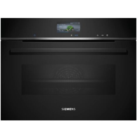 Integrierter kombi-dampfbackofen 47l 60cm a+ schwarz hydrolyse - Siemens - CS736G1B1 (1/5)