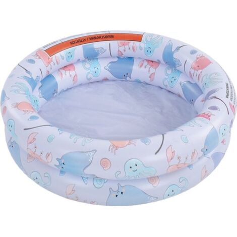 Baby Pool Planschbecken Meerestiere Ø 60 cm 15 Liter 2 Luftkammern Babybecken (1/5)