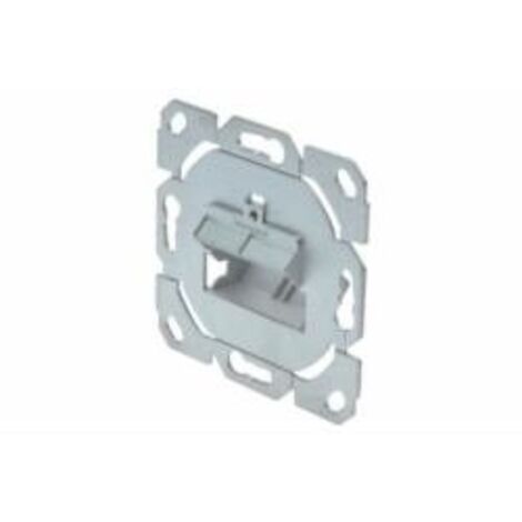 DIGITUS Keystone-Modul Stecker - 2 Ports - Winkel of 45° - gestaltbar - rahmenlos/bisel - grau (1/4)