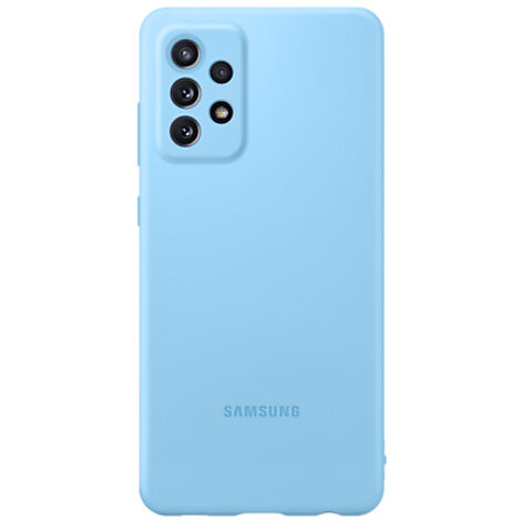 Samsung A72 Silicone Cover Blue Handy-Schutzhülle 17 cm (6.7 Zoll) Blau (1/4)