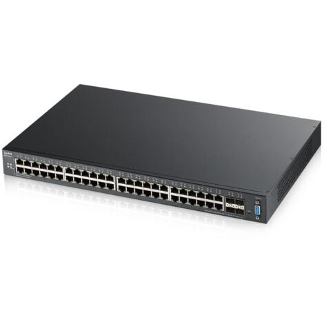 Zyxel XGS2210-52 Managed L2 Gigabit Ethernet (10/100/1000) 1U Schwarz