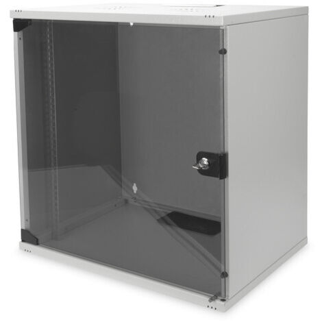DIGITUS Wandschrank 12HE 520x400mm, grau, SoHo Schrank, UM (DN-19 12-U-S-1) (1/2)