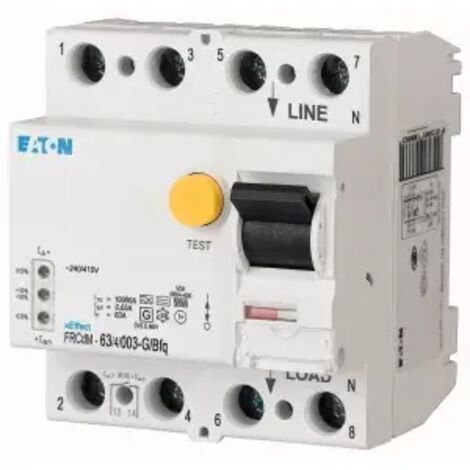 EATON Electric FI-Schutzschalter allstromsensitiv FRCDM-63/4/003-G/BFQ 63/0,03 4polig (1/2)