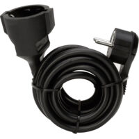 Kopp 143605083 Strom Verlängerungskabel Schwarz 3.00 m H05VV-F 3G 1,5 mm²