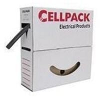 CellPack 127058 Schrumpfschlauch ohne Kleber Grün, Gelb 6.40 mm 3.20 mm Schrumpfrate:2:1 10 m