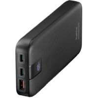 Hama PD 10 Powerbank 10000 mAh USB PD 3.0, Quick Charge 3.0 LiPo Anthrazit