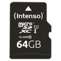 Intenso Micro SD Card 64GB UHS-I inkl. SD Adapter Professional
