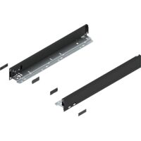 Blum LEGRABOX pure Zarge, H=66.5 mm, NL=500 mm, carbonschwarz matt, links/rechts