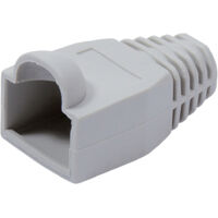 Value 12.99.0000 VALUE Knickschutztülle für RJ-45, grau, 10 Stck 12.99.0000 Grau 10 St.