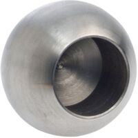 CROSO Vollkugel mit einseitigem Sackloch ø 10 mm, Kugel ø 20 mm,Edelstahl V2A